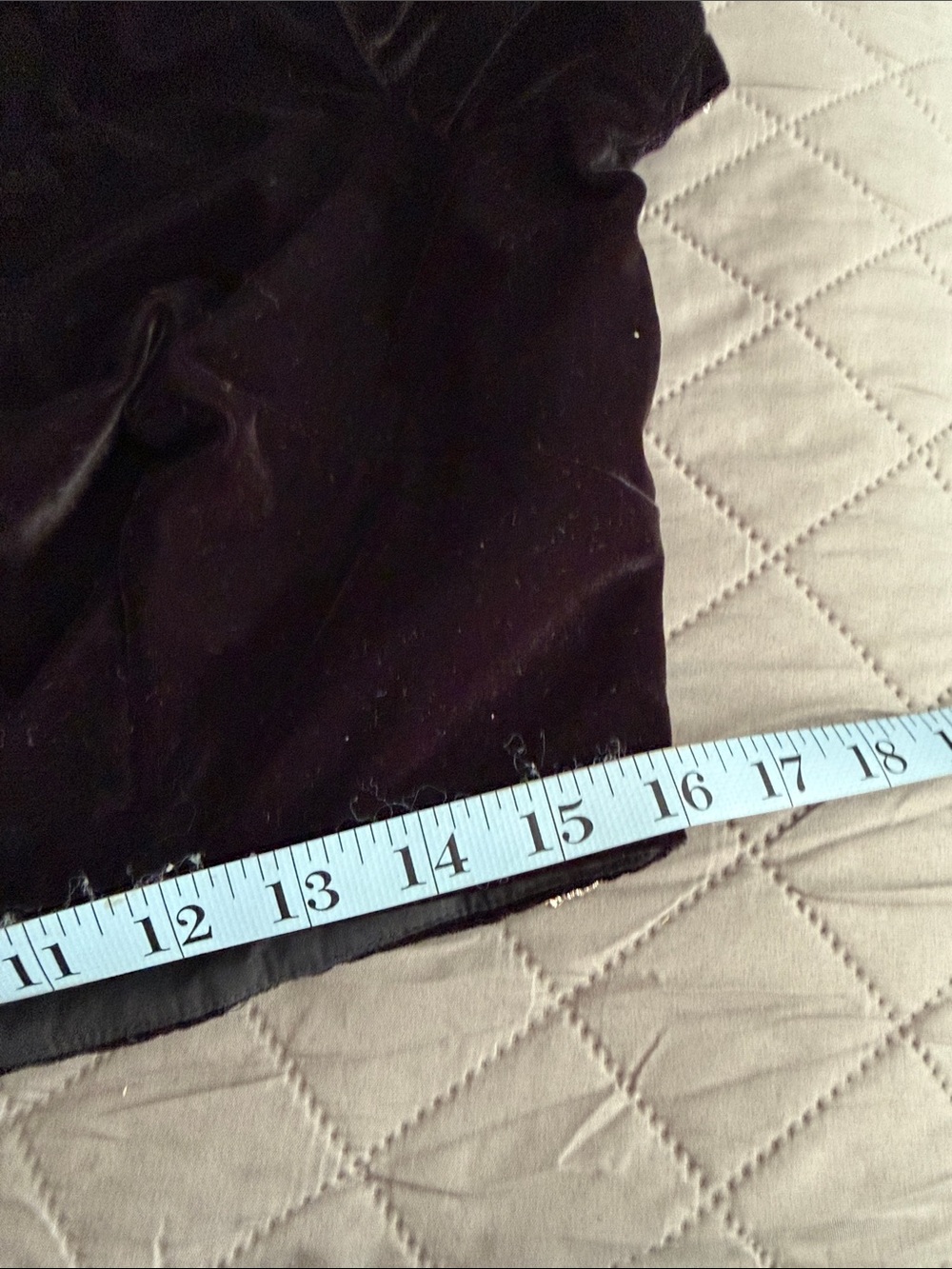 Black Velvet Top with Intricate Crystal Embellishment - Picture 12 of 14